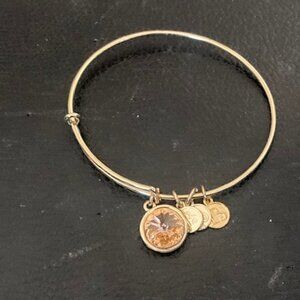 Borun Fashion Bangle Citrine Bracelet Swarovski